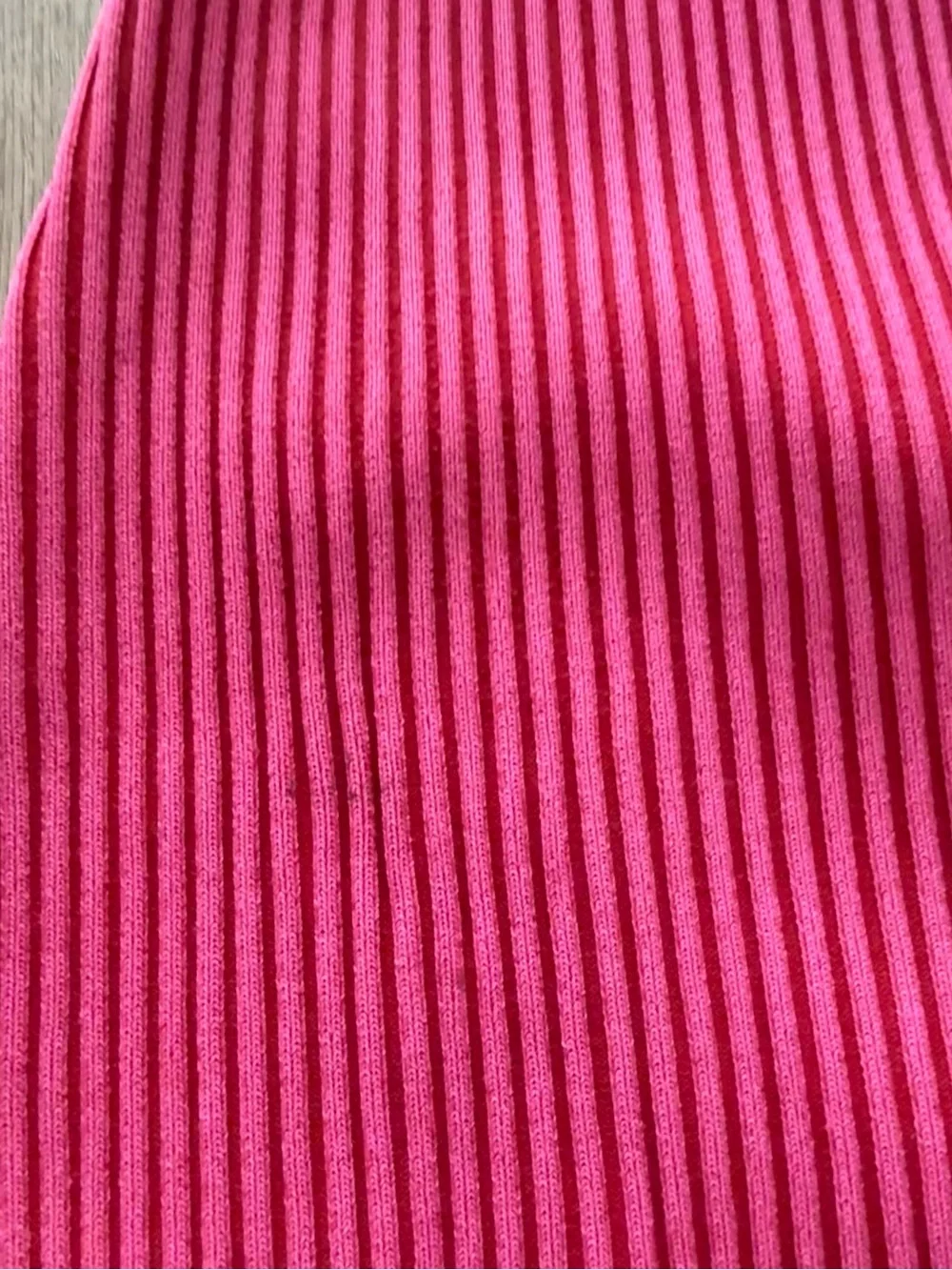 cult gaia liora pink sleeveless ribbed knit Maxi Dress with Tie Detail medium - Picture 10 of 11